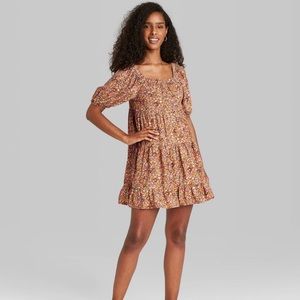 Wild Fable Puff Short Sleeve Dress
